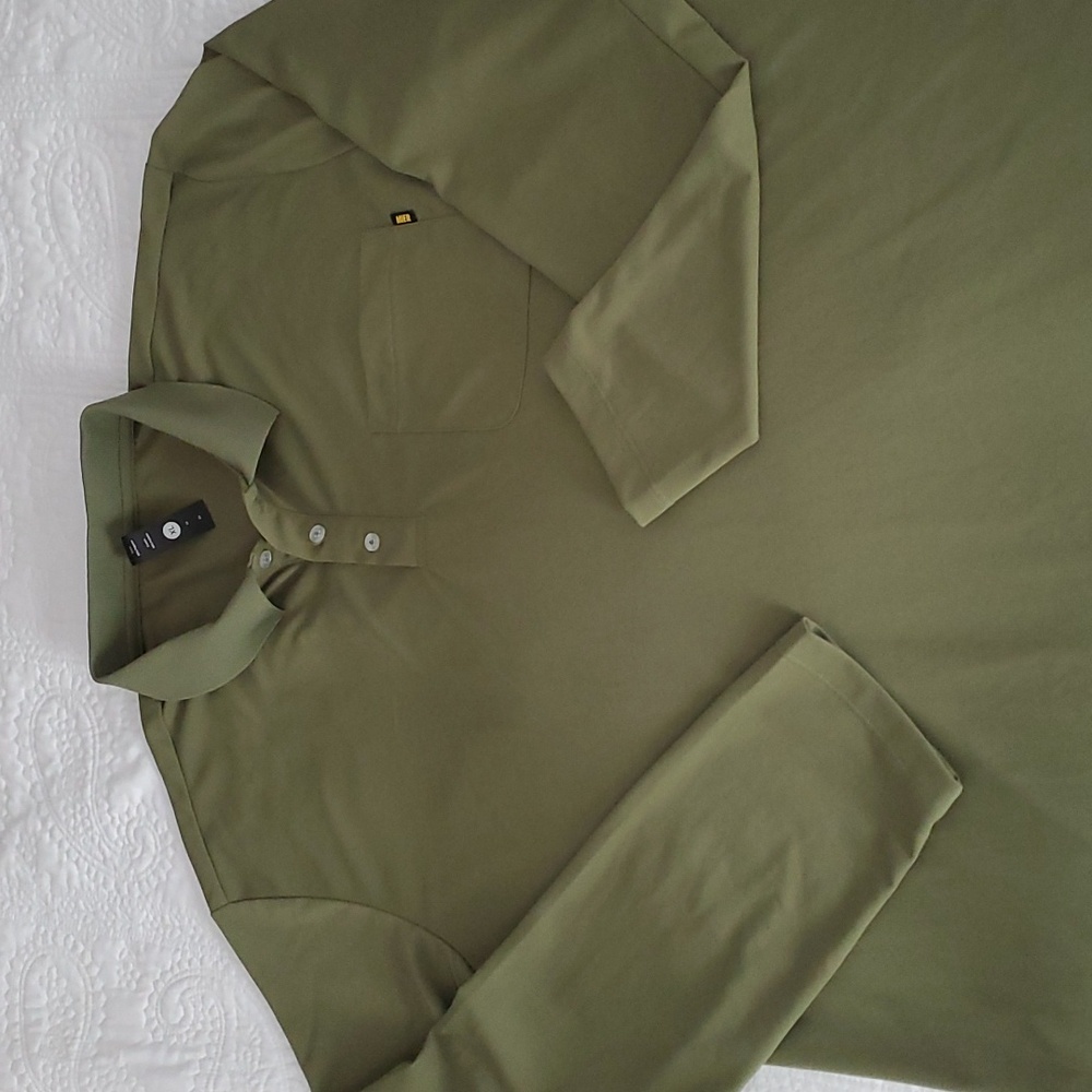 MIER Men's outdoor Tactical Long sleeve Shirt Olive Green Size XL